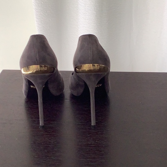 Roberto Cavalli pump high heel shoes, sz 40, grey - Picture 3 of 4